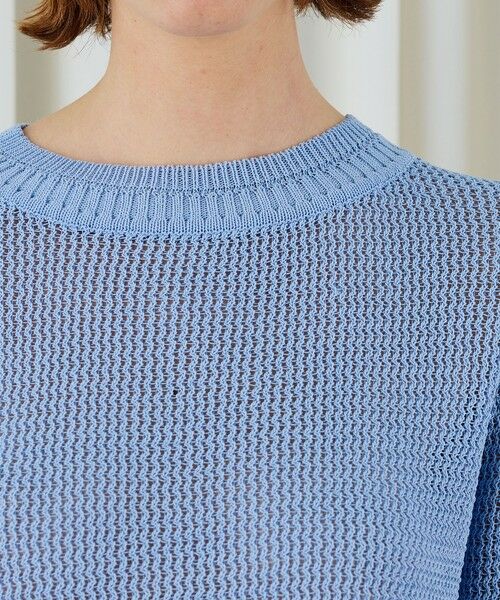 TOMORROWLAND / トゥモローランド ニット・セーター | コットンポリエステルコイルヤーン クルーネックプルオーバー | 詳細5