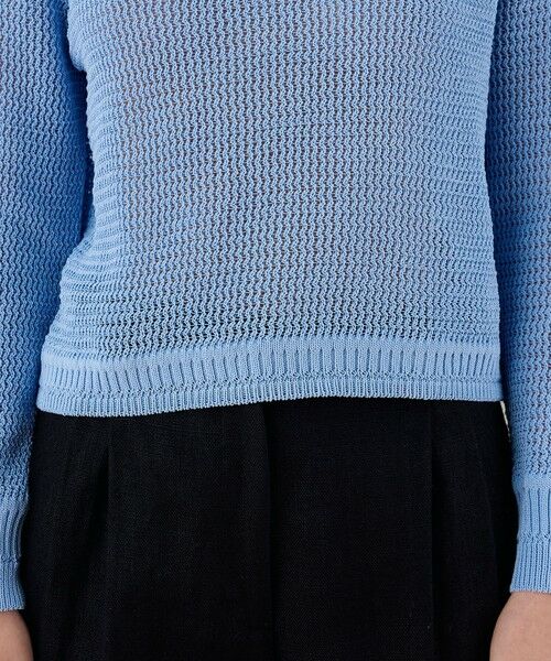 TOMORROWLAND / トゥモローランド ニット・セーター | コットンポリエステルコイルヤーン クルーネックプルオーバー | 詳細7