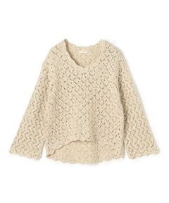 TOMORROWLAND / トゥモローランド ニット・セーター | コットンブークレームリネプルオーバー