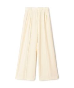 TOMORROWLAND / トゥモローランド スラックス・ドレスパンツ | ソフトウールオックス タックセミワイドパンツ