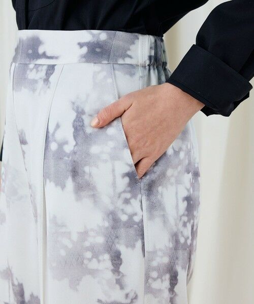 TOMORROWLAND / トゥモローランド その他パンツ | ライト&シャドープリント タックセミワイドパンツ | 詳細7
