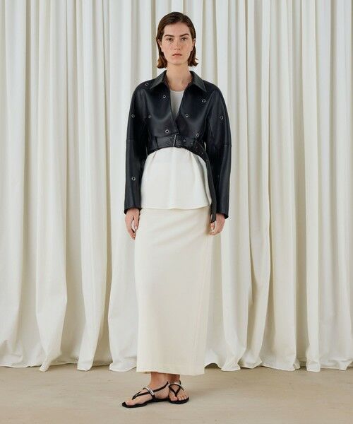 TOMORROWLAND / トゥモローランド ロング・マキシ丈スカート | ソフトウールオックス マキシスカート | 詳細8