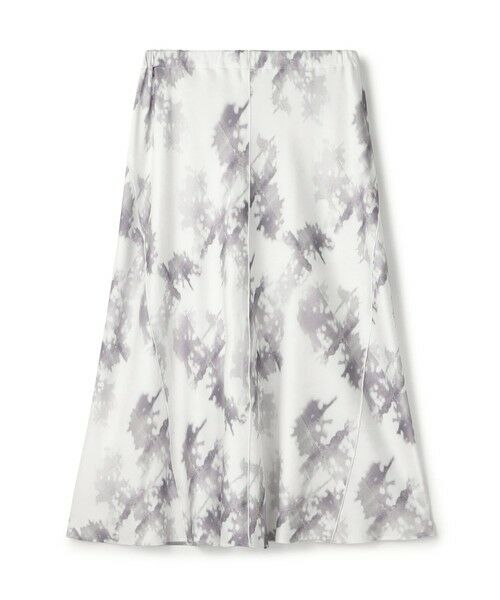 TOMORROWLAND / トゥモローランド ロング・マキシ丈スカート | ライト&シャドープリント マーメイドマキシスカート(14 グレー系)