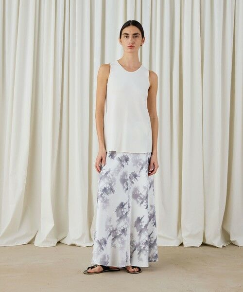 TOMORROWLAND / トゥモローランド ロング・マキシ丈スカート | ライト&シャドープリント マーメイドマキシスカート | 詳細1