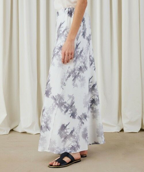 TOMORROWLAND / トゥモローランド ロング・マキシ丈スカート | ライト&シャドープリント マーメイドマキシスカート | 詳細3