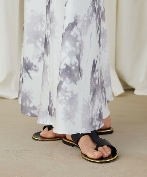 TOMORROWLAND / トゥモローランド ロング・マキシ丈スカート | ライト&シャドープリント マーメイドマキシスカート | 詳細7