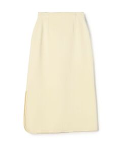 TOMORROWLAND / トゥモローランド ミニ・ひざ丈スカート | レーヨンナイロンダブルフェイス Aラインミディスカート