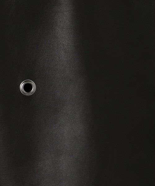 TOMORROWLAND / トゥモローランド ミニ丈・ひざ丈ワンピース | ラムレザーアイレット キャミドレス | 詳細8