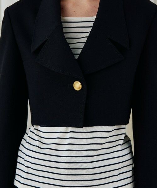 セール】 ソフトウールオックス クロップドジャケット