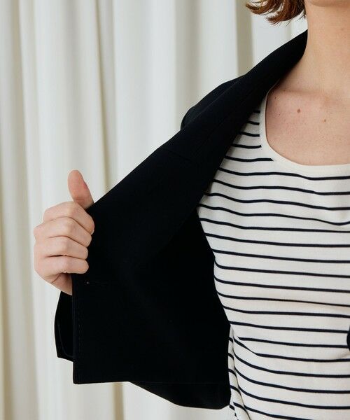 TOMORROWLAND / トゥモローランド テーラードジャケット | ソフトウールオックス クロップドジャケット | 詳細7