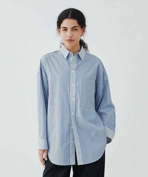 TOMORROWLAND / トゥモローランド シャツ・ブラウス（半袖以外） | コントラストストライプ レギュラーシャツ | 詳細2