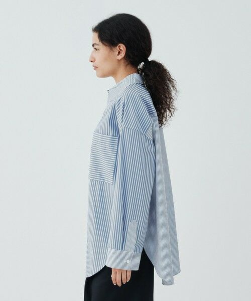 TOMORROWLAND / トゥモローランド シャツ・ブラウス（半袖以外） | コントラストストライプ レギュラーシャツ | 詳細3