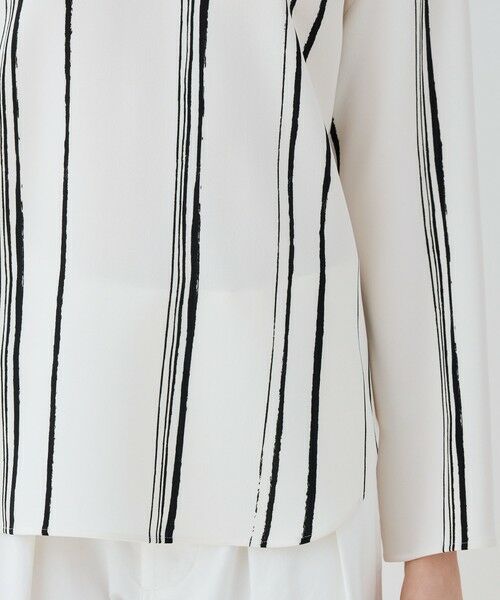 TOMORROWLAND / トゥモローランド シャツ・ブラウス(半袖以外) | ドローイングラインプリント プルオーバーシャツ | 詳細7