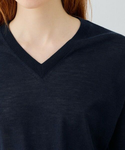 TOMORROWLAND / トゥモローランド ニット・セーター | ウーステッドカシミヤ Vネックプルオーバー | 詳細5