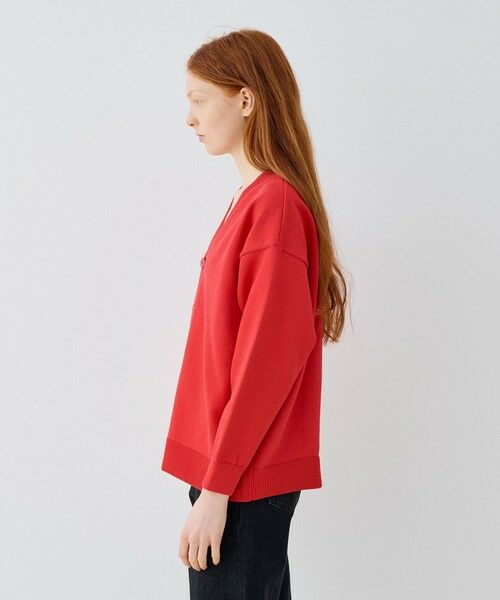 TOMORROWLAND / トゥモローランド カーディガン・ボレロ | ウェーブコットン Vネックカーディガン | 詳細3