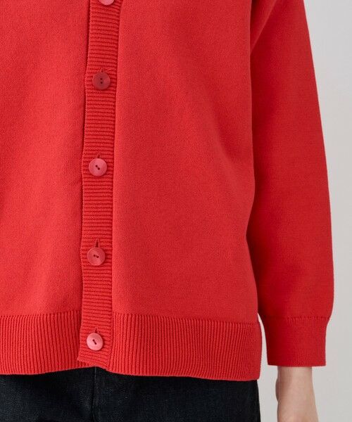 TOMORROWLAND / トゥモローランド カーディガン・ボレロ | ウェーブコットン Vネックカーディガン | 詳細7