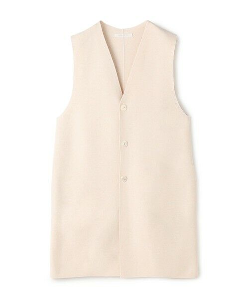 TOMORROWLAND / トゥモローランド ベスト | ミラノリブ ロングベスト（41 ライトベージュ）