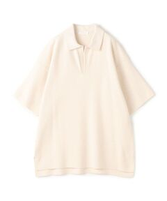 TOMORROWLAND / トゥモローランド ニット・セーター | ミラノリブ ビッグポロプルオーバーニット