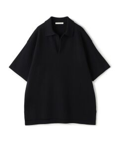 TOMORROWLAND / トゥモローランド ニット・セーター | ミラノリブ ビッグポロプルオーバーニット