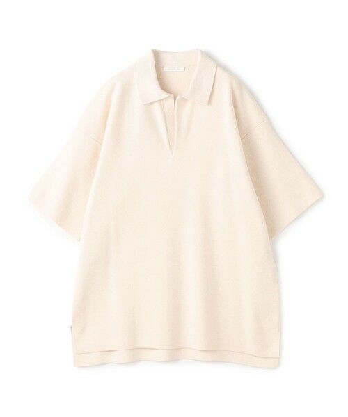 TOMORROWLAND / トゥモローランド ニット・セーター | ミラノリブ ビッグポロプルオーバーニット（41 ライトベージュ）