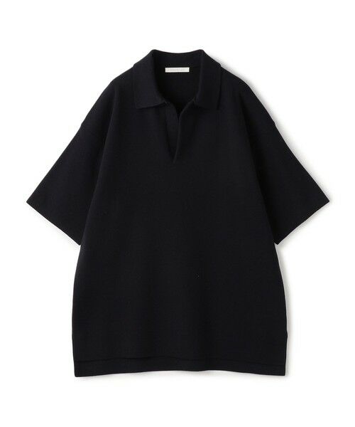 TOMORROWLAND / トゥモローランド ニット・セーター | ミラノリブ ビッグポロプルオーバーニット（69 ネイビー）