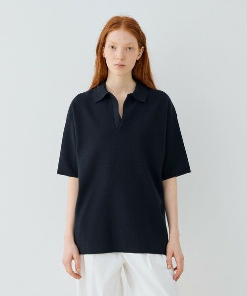 TOMORROWLAND / トゥモローランド ニット・セーター | ミラノリブ ビッグポロプルオーバーニット | 詳細2