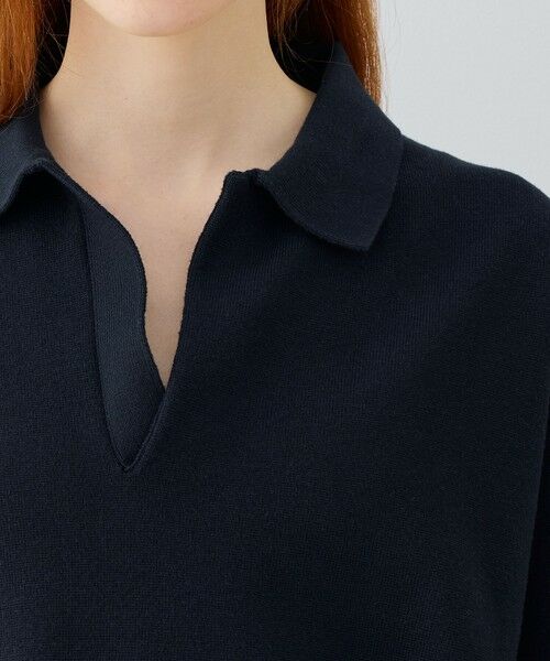 TOMORROWLAND / トゥモローランド ニット・セーター | ミラノリブ ビッグポロプルオーバーニット | 詳細5
