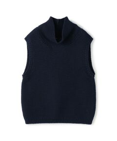 TOMORROWLAND / トゥモローランド ベスト | コットンスピンテープ オフネックベスト