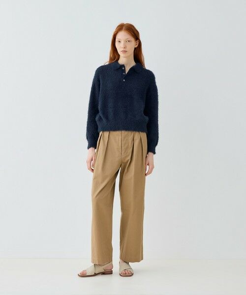 TOMORROWLAND / トゥモローランド ニット・セーター | ラパン ポロカラープルオーバー | 詳細1