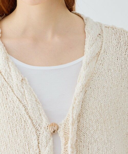 TOMORROWLAND / トゥモローランド カーディガン・ボレロ | コットンスラブ Vネックカーディガン | 詳細5