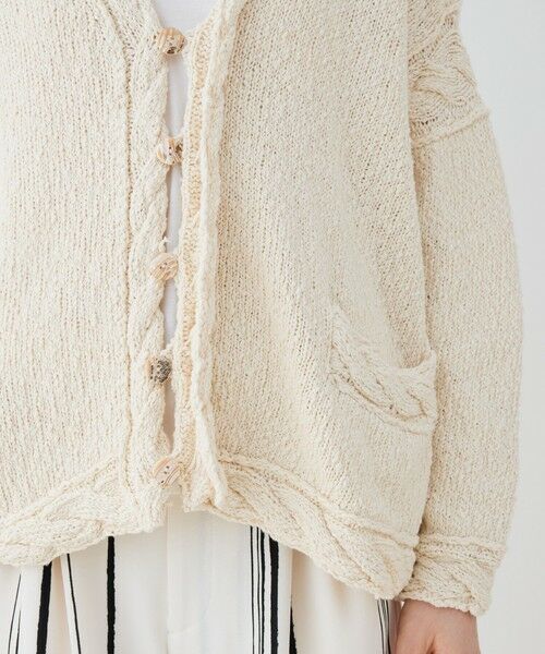 TOMORROWLAND / トゥモローランド カーディガン・ボレロ | コットンスラブ Vネックカーディガン | 詳細8