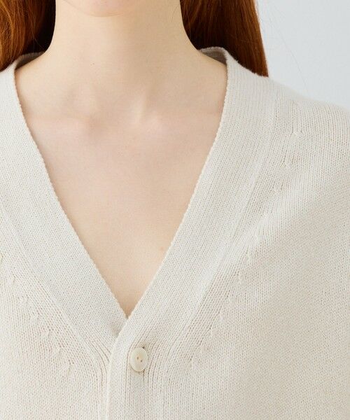 TOMORROWLAND / トゥモローランド カーディガン・ボレロ | コットンカシミヤ Vネックカーディガン | 詳細5