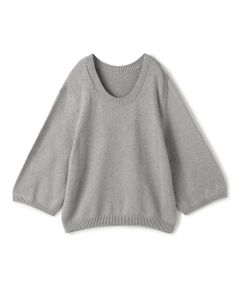 TOMORROWLAND / トゥモローランド ニット・セーター | コットンカシミヤ オーバルネックプルオーバー