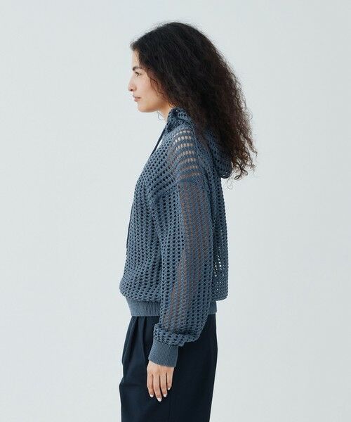 TOMORROWLAND / トゥモローランド パーカー | オープンワークコットン フードプルオーバー | 詳細3