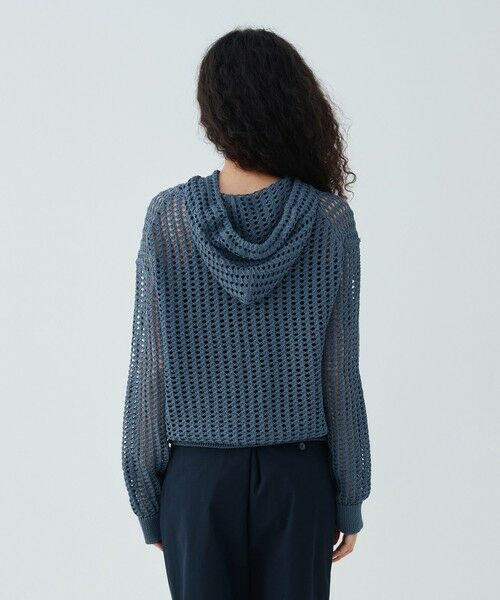 TOMORROWLAND / トゥモローランド パーカー | オープンワークコットン フードプルオーバー | 詳細4