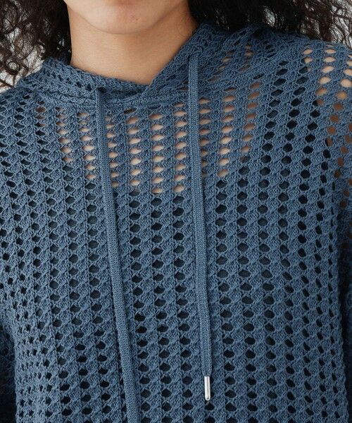 TOMORROWLAND / トゥモローランド パーカー | オープンワークコットン フードプルオーバー | 詳細5