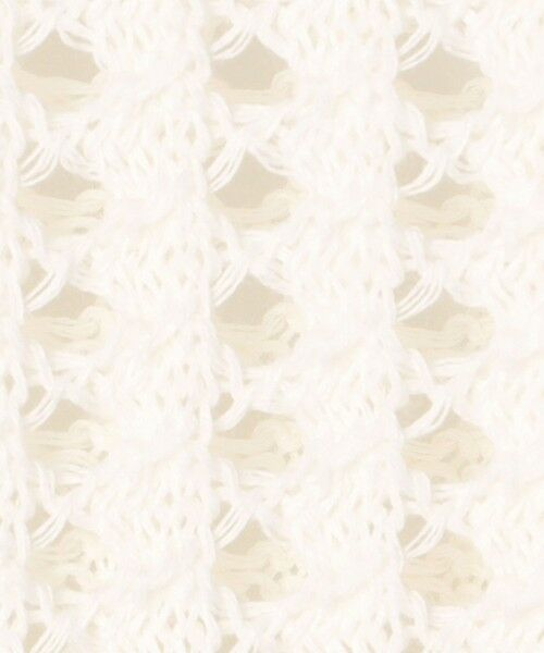 TOMORROWLAND / トゥモローランド ニット・セーター | オープンワークコットン クルーネックプルオーバー | 詳細8