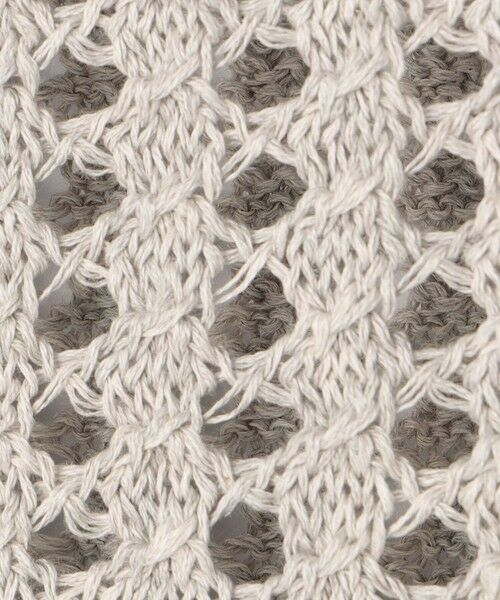 TOMORROWLAND / トゥモローランド ニット・セーター | オープンワークコットン クルーネックプルオーバー | 詳細9