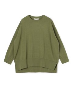 TOMORROWLAND / トゥモローランド ニット・セーター | プレーンコットン クルーネックプルオーバー