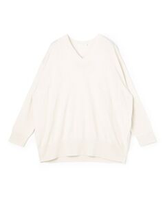 TOMORROWLAND / トゥモローランド ニット・セーター | プレーンコットン Vネックプルオーバー