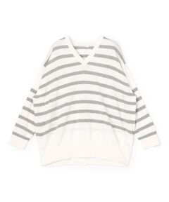 TOMORROWLAND / トゥモローランド ニット・セーター | プレーンコットン Vネックプルオーバー