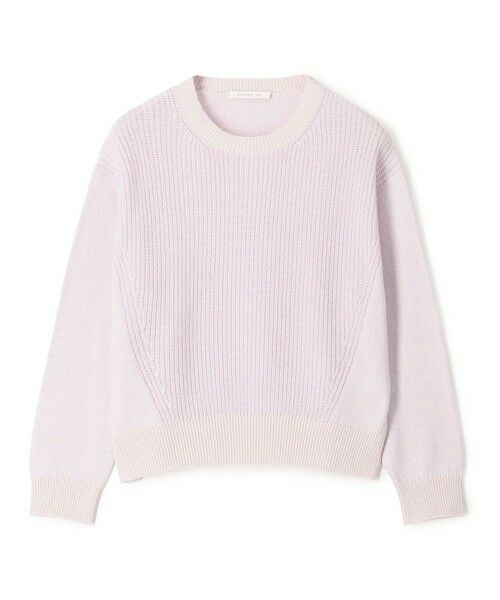 TOMORROWLAND / トゥモローランド ニット・セーター | パステルムリネ クルーネックプルオーバー（71 ライトパープル）
