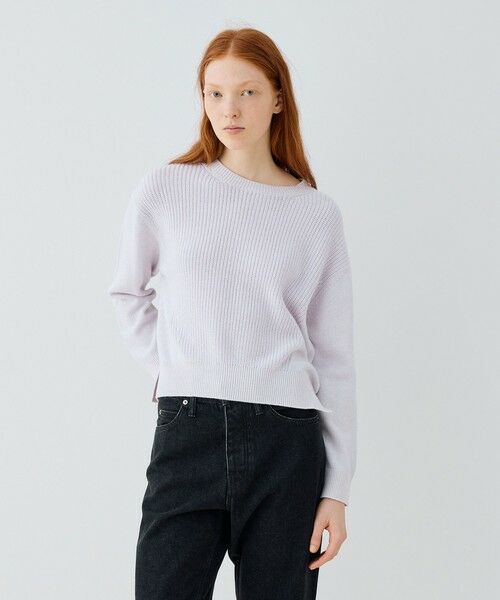 TOMORROWLAND / トゥモローランド ニット・セーター | パステルムリネ クルーネックプルオーバー | 詳細2