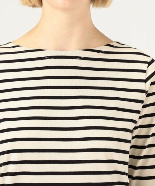 TOMORROWLAND / トゥモローランド カットソー | ファインコットン ボートネックプルオーバー | 詳細5