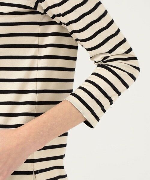 TOMORROWLAND / トゥモローランド カットソー | ファインコットン ボートネックプルオーバー | 詳細7