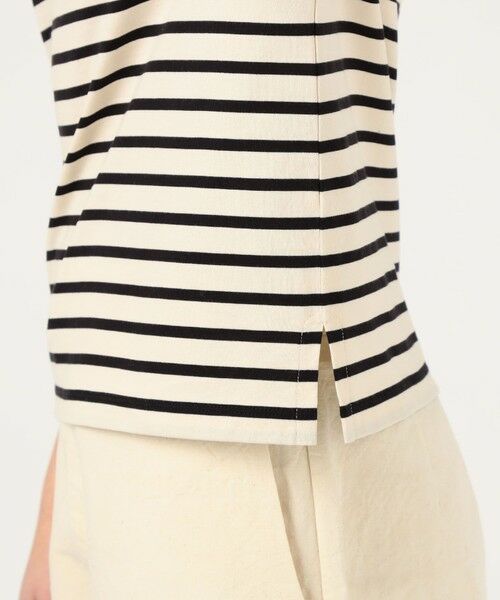 TOMORROWLAND / トゥモローランド カットソー | ファインコットン ボートネックプルオーバー | 詳細8