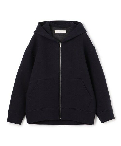 TOMORROWLAND / トゥモローランド Tシャツ | ダンボールニット フーデッドブルゾン（69 ネイビー）