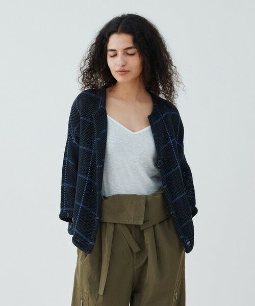 TOMORROWLAND / トゥモローランド カーディガン・ボレロ | コットンラッセル フロントオープンカーディガン | 詳細2