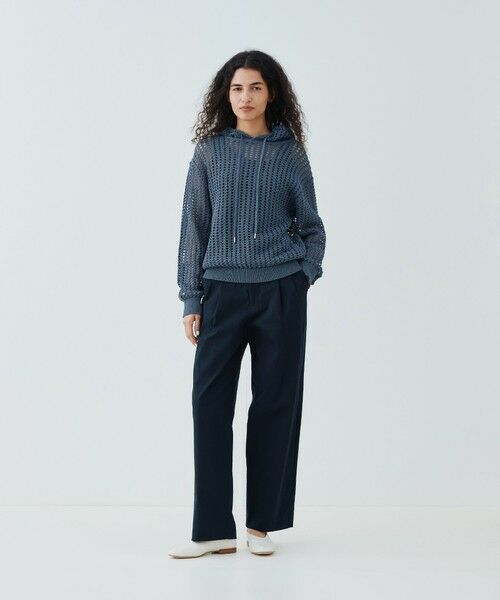 TOMORROWLAND / トゥモローランド その他パンツ | コットンオックスストレッチ イージータックパンツ | 詳細10