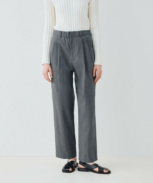 TOMORROWLAND / トゥモローランド その他パンツ | コットンオックスストレッチ イージータックパンツ | 詳細2